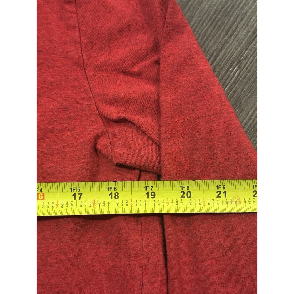 Women’s Wrangler Long Sleeve Crop Top Size Small Red - Picture 5 of 6